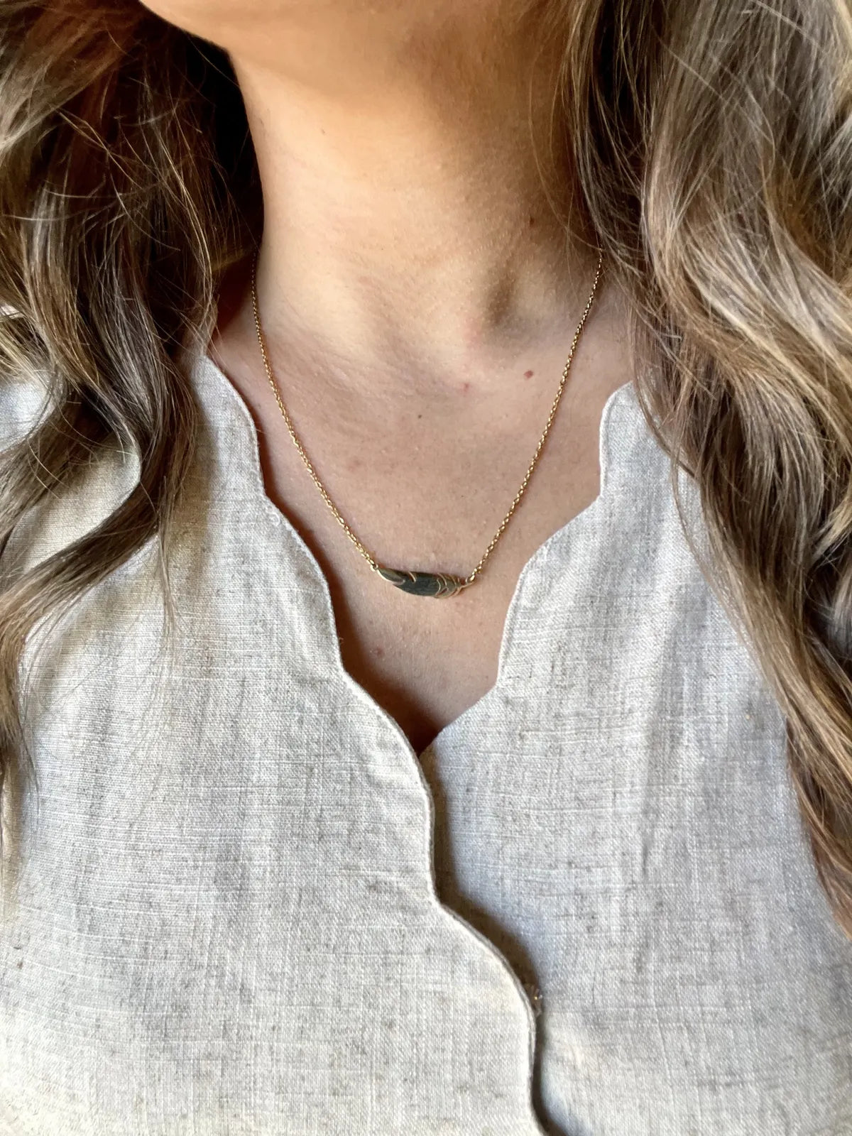 Feather Charm Necklace