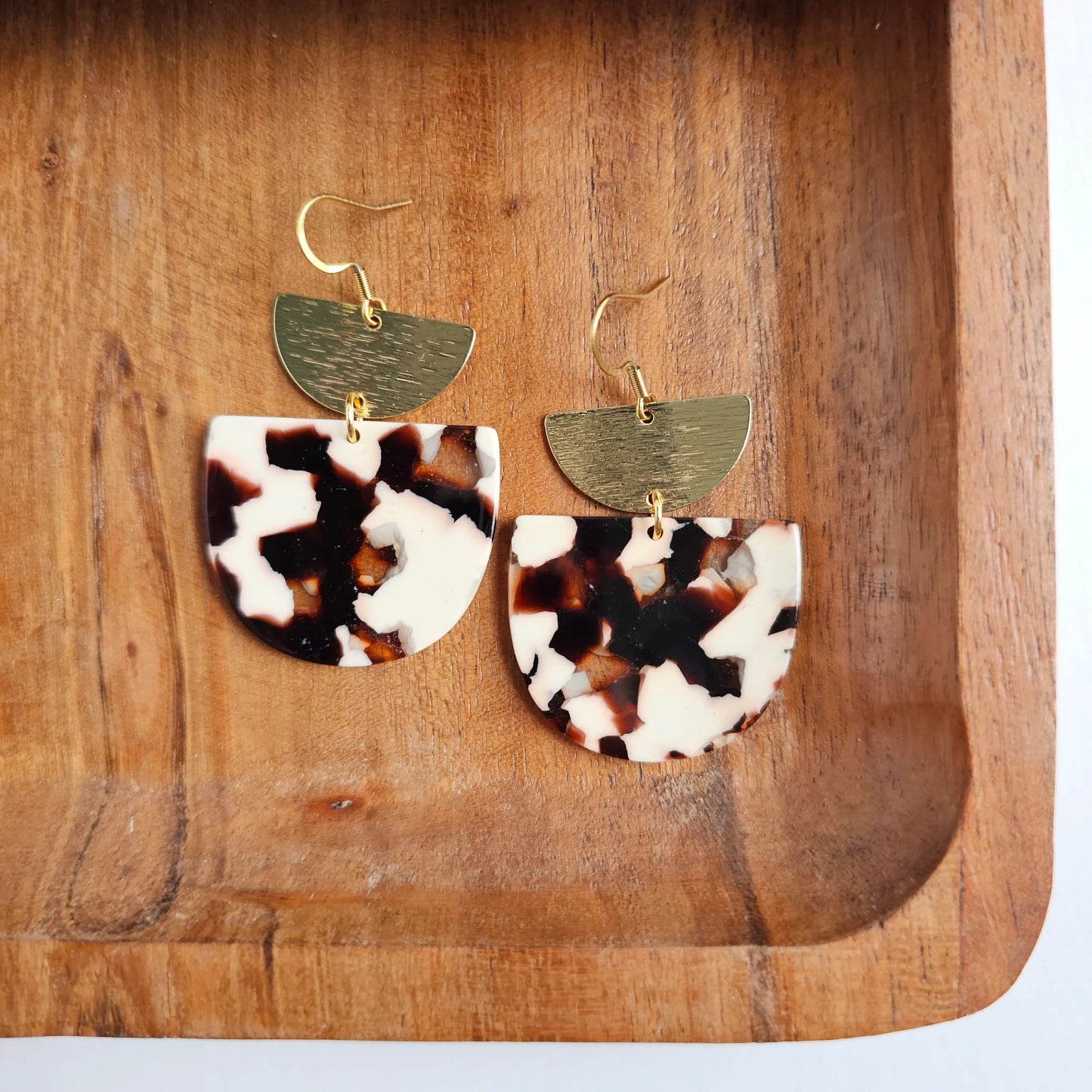 Morgan Earrings - Cowhide